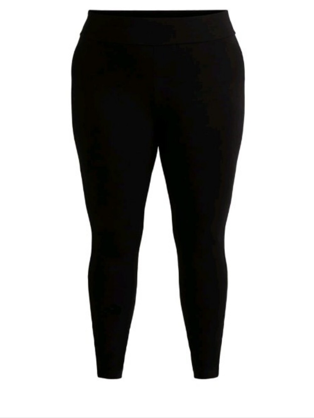 TERRA & SKY PLUS SIZE HIGH RISE FITTED LEGGINGS